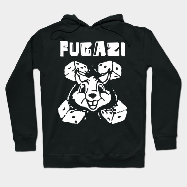 fugazi bunny dice Hoodie by doggo babushka